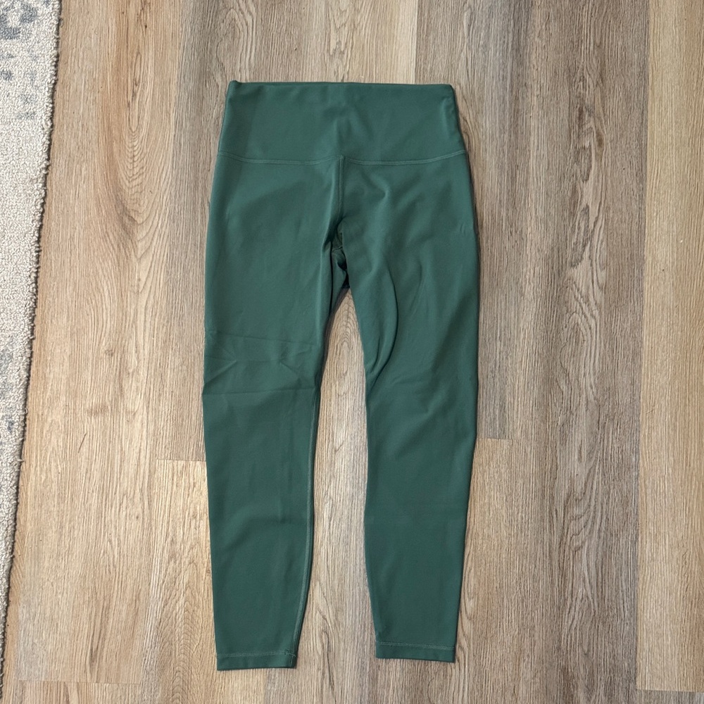 Lululemon Wunder Train 25” Green Leggings